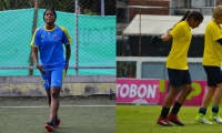 Yuliana Moreno y Valeria Candanoza.