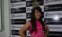 Keylin Daniela Rojas, actual Miss Teen Internacional y Reina de la Carrera Quinta en el Carnaval de los Niños del barrio Pescaíto