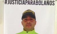  Eduardo Bolaños Guzmán, patrullero asesinado el 26 de abril de 2018.