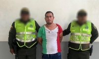  Alias 'El Cachaco' tras ser llevado a la URI.