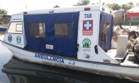Ambulancia que donó la Gobernación del Magdalena y que, al parecer, no ha sido puesta en funcionamiento.