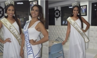 La Reina Nacional de la Panela, Angélica Castiblanco y la representante del departamento del Magdalena, Karen Gutiérrez, 