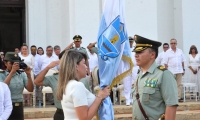 El nuevo comandante de la Policía Metropolitana de Santa Marta, coronel Óscar Solarte. 