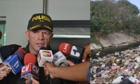 General Ricardo Alarcón, Comandante de la Policía Metropolitana de Barranquilla.