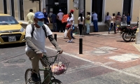 Samarios en las calles del Centro Histórico.