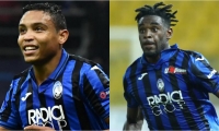 Los colombianos se hicieron presente en la goleada de la Atalanta. 