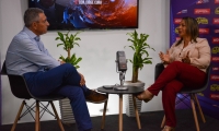 Jorge Cura en La Entrevista con la directora de la Red de Mujeres del Atlántico.