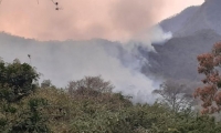 Incendio en la Sierra Nevada de Santa Marta