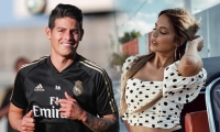 James Rodríguez y Shannon de Lima