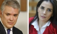 Iván Duque y Aida Merlano.