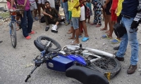 Uno de las muertes que se registró durante Carnaval fue en un accidente de tránsito. 