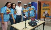 Evento de lanzamiento de la campaña 'Ojo con tu consumo' en Santa Marta.