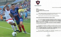 En el documento se especifica el interés del equipo paraguayo por el delantero samario.