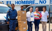 La primera entrega comenzó en la Cárcel Distrital Rodrigo de Bastidas.