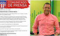 El exdelantero afirmó dos casos positivos con el virus en Junior y salieron negativos.