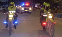 Patrullajes de la Policía en el Magdalena.