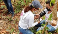 La mujer liberada recibió atención médica.