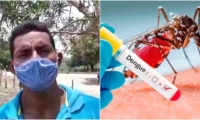El líder comunal confesó que varias personas han muerto a causa del borote de dengue. 