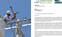 La Personería Municipal se pronunció por los cortes de energía por parte de Electricaribe.