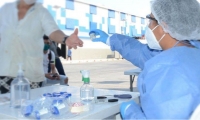 Pruebas tomadas en la plaza de pescados y mariscos.