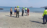 Operativos en playas de la ciudad.