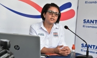 Ingrid Llanos, secretaria de Hacienda.