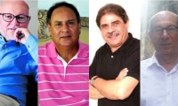 Alfonso Hamburguer, Jairo Diazgranados, Ismael Rudas, Antonio Daza