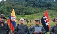 Miembros del COCE del ELN.