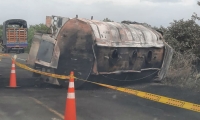 El accidente se registró este miércoles. 