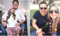 Pillao Rodríguez y su esposa Claudia María Ramírez.