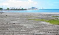 Playa oxigenada en Santa Marta.