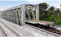 El puente de 60 metros de longitud fue construido por más de 70 trabajadores, a pesar de las dificultades que se presentaron en medio de la pandemia generada por el covid-19.