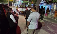 Intervención de la Policía Metropolitana de Santa Marta