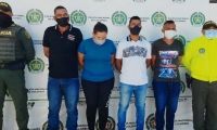 Presuntos integrantes de 'La Esquina'.