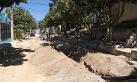 Adecuación de redes de agua potable en la urbanización La Rosalía.