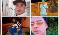 Jóvenes asesinados en San Rafael.