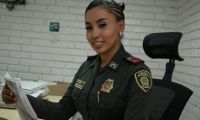 Andrea Cortés, patrullera destituida.