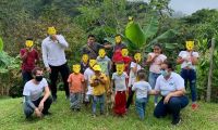 Actividad realizada en la vereda El Campano, Corregimiento de Minca