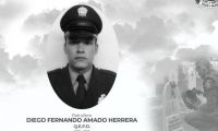 Patrullero Diego Amado Herrera.