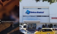 El agente se encuentra en la Clínica Bahía.