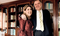 Alejandro Ordóñez y su esposa, Beatriz Hernández. 