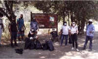 Con jornada de limpieza el Parque Natural Tayrona se alistó para reabrir este martes. 