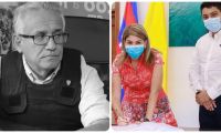 Adolfo Bula (izq) fue bastante cuestionado por sus continuos atropellos a la población vulnerable.