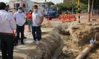 Obras en Los Almendros.