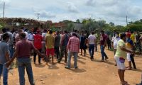 Protestas por el servicio de luz en Guamal.