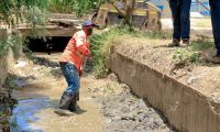 Canal pluvial de El Pando.