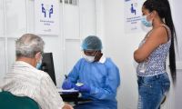 Vacunación en Santa Marta.