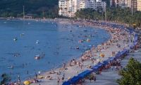 Turistas en Santa Marta