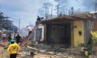 Incendio estructural en Buritaca 