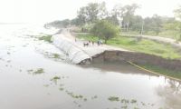 El mandatario precisó que, si hay erosión en río, pero no hay riesgo de desbordamiento.